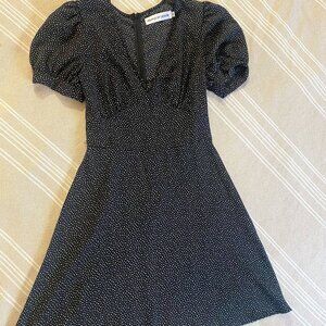 People of Leisure - Black Polka Dot - Vintage Style Dress